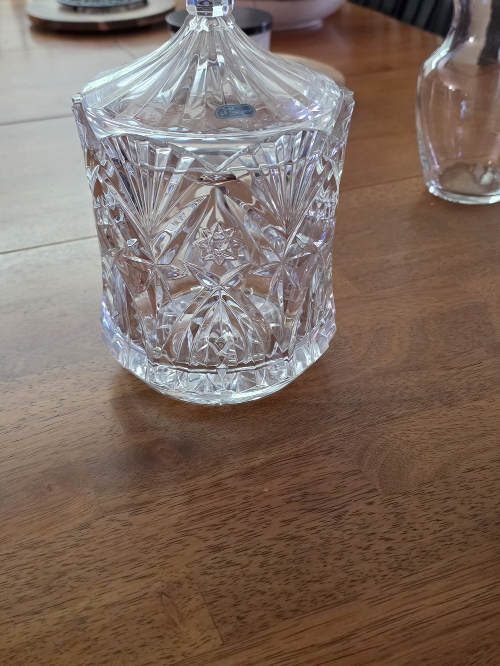 J.G. Durand Cut Crystal Decanter in Clear Like New